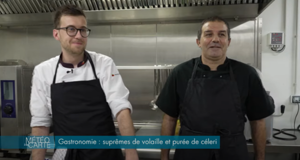 reportage france 3 sur une recette de Papilles et Papillons